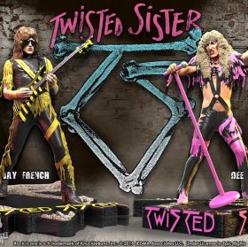 Dee Snider & Jay Jay French Limited Edition Twisted Sister Rock Iconz Statue 2-Pack by Knucklebonz